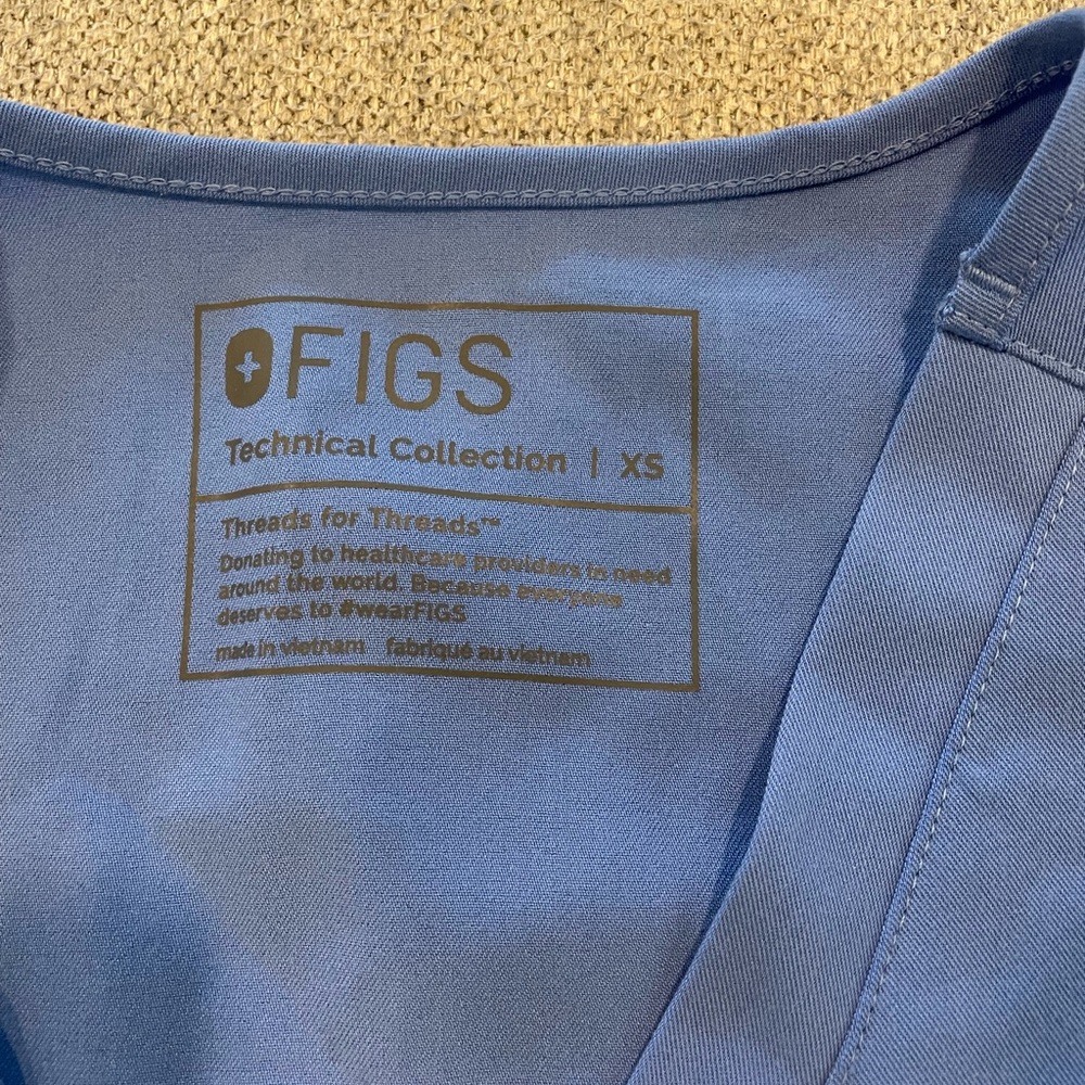 Figs scrubs.. powder blue .